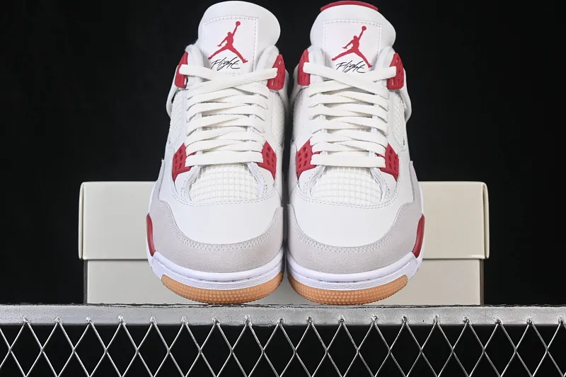 All categories Air Jordan Jordan series basketball shoes Air Jordan 4 LJR version Nike SB x Air Jordan 4 OG "Varsity Red" AJ4 Joe 4 University Red DR5415-106
